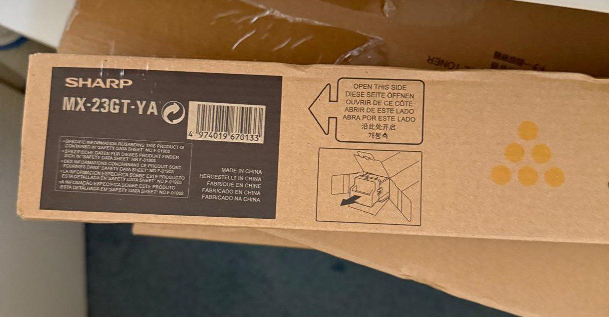 Sharp Cartucce per stampanti & toner: SHARP MX-23GT-YA Tonerkartusche neu – Nuovo e nell'imballaggio originale da Oberrieden venduto da Mrayman