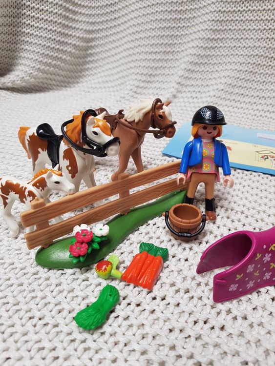  Playmobil Pferde Set mit Zubehör 