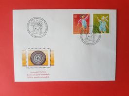 Lettre 1er jour, Ersttagbrief, Bimillénaire du Gd-St-Bernard