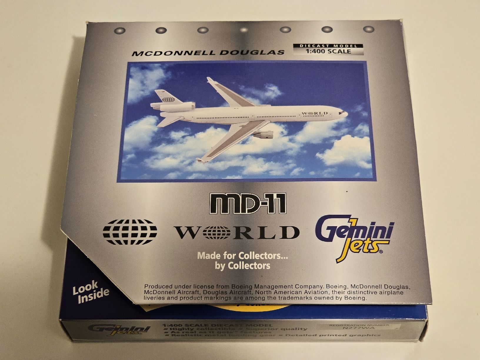 McDonnell Douglas Kit di modellismo & Modellini statici: MD-11 World Airways Gemini Jets 1:400 – Nuovo (secondo la descrizione) da Fehraltorf venduto da dom_f6mm