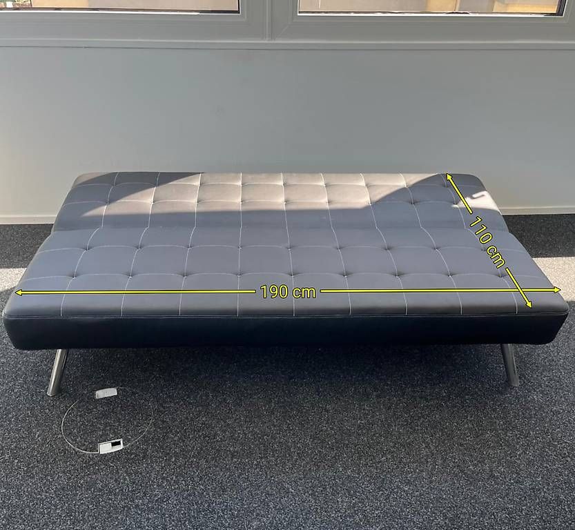 Sofas: Sofa schwarz / Schlafsofa / Klappsofa – D'occasion à Zofingen par Loop_ReSale 4