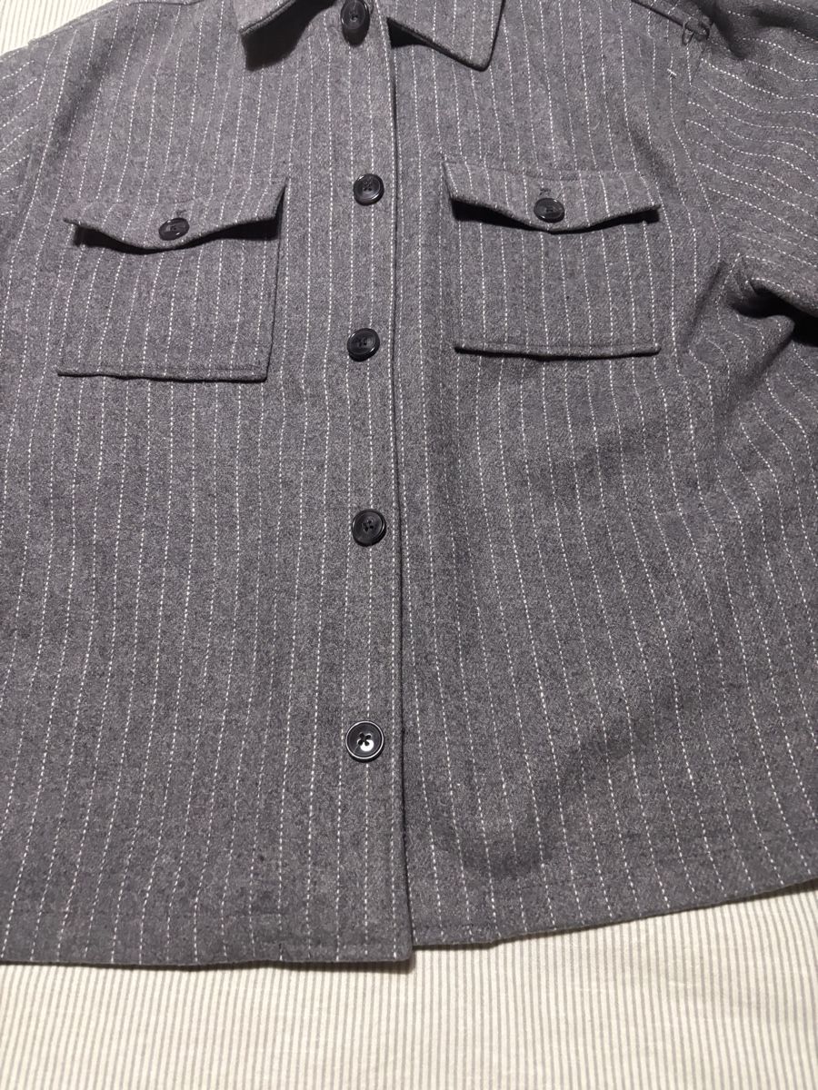 Giacche: Hemdjacke gestreift grau   Neuware  L – Nuovo (secondo la descrizione) da Schmitten FR venduto da Hubalo 6