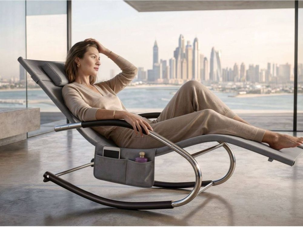 Sedie a sdraio: Gartenliege ergonomisch mit Schwingfunktion ROVELLA – Nuovo e nell'imballaggio originale da Lachen SZ venduto da sw3zzy 5