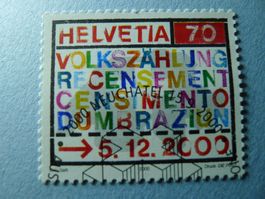 2000 Sondermarke Volkszählung ET 1005