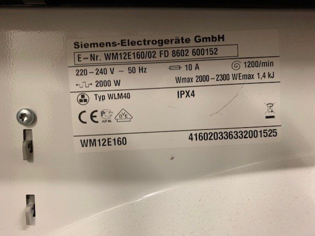 Siemens Waschmaschinen: Waschmaschine Frontlader Siemens – Neu (gemäss Beschreibung) aus Bern von shtafin 3