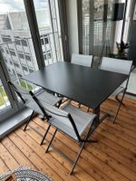 Gartentisch Anthrazit hervorragender Zustand (120x80x72cm)