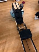 Rameur à eau Thor avec moniteur, bois et noir