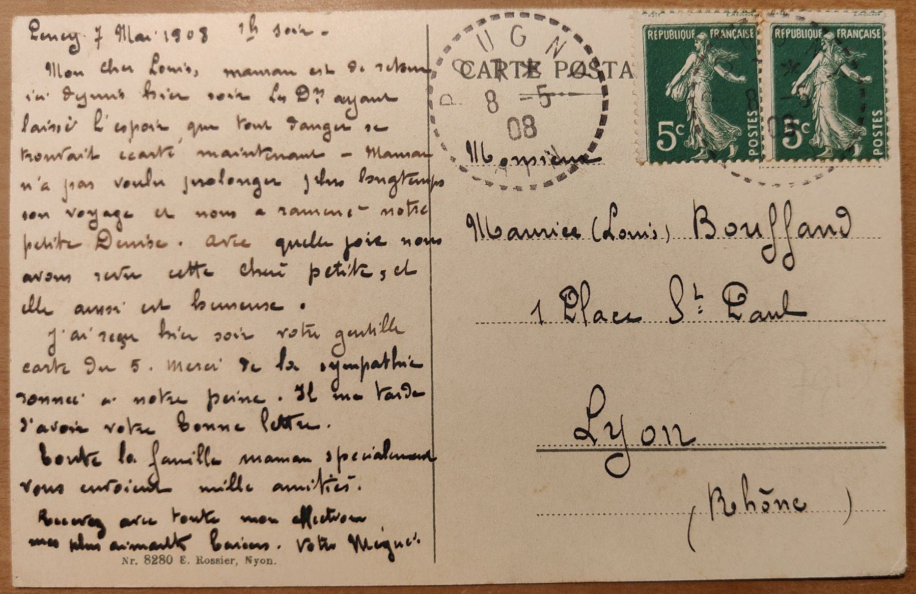 Cartoline postali: Lavey et la Dent du Midi um 1910 – Usato da St. Erhard venduto da Chaeferli6 1