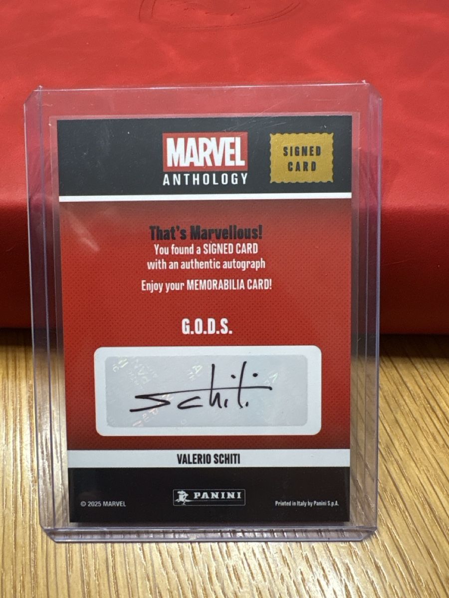 Panini Sammelbilder & Trading cards: Marvel Anthology Valerio Schiti Signed Card – Neu (gemäss Beschreibung) aus Boningen von Stef_1991 1