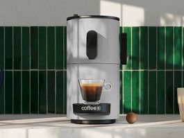 CoffeeB Horizon grau - Neu inkl. Probierset (54 Kapseln)