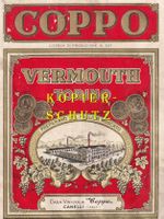 Etikette (gross) - Vermouth Torino "Coppo" /bd