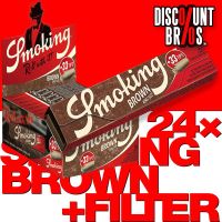NEU█ 24× SMOKING BROWN Braun +FilterTips
