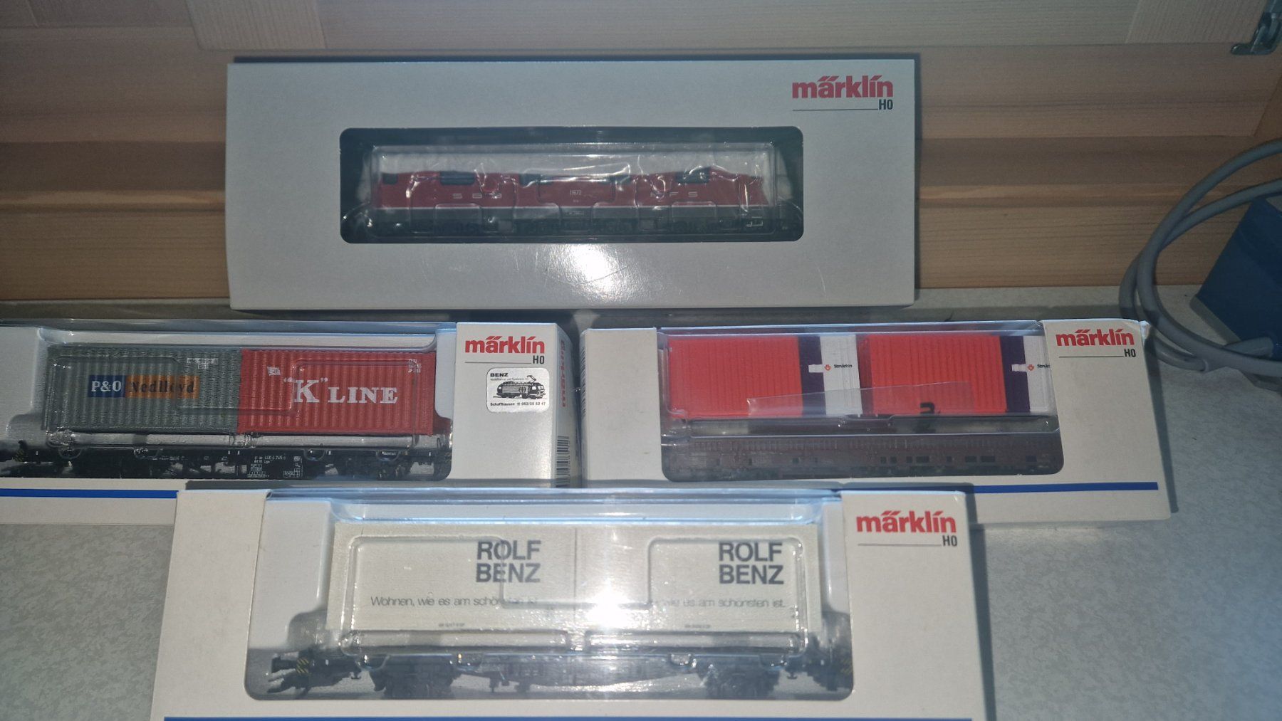 Märklin Modellini di ferrovie: Marklin Re 6/6 Balerna + 3 wagons – Usato da Crésuz venduto da lechat07 5
