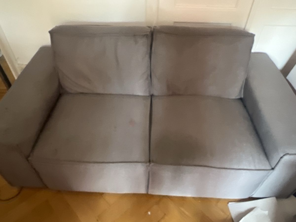 Divani: Gemütliches 2er Sofa, grau, – Usato da Zürich venduto da zue_ng7c