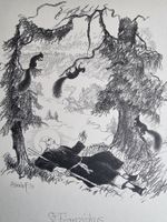 ERNST KREIDOLF LITHOGRAPHIE IM DRUCK SIGNIERT