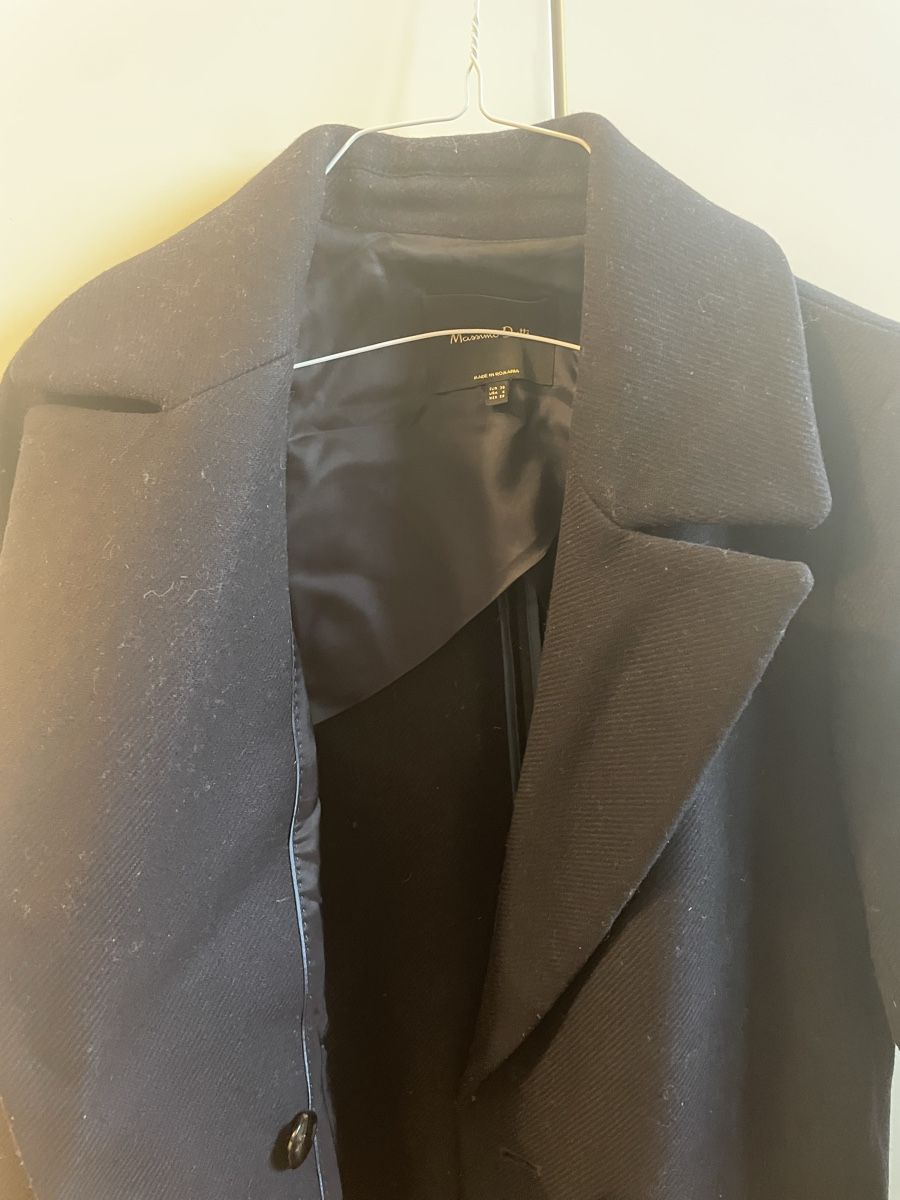Massimo Dutti Mäntel: Mantel Massimo Dutti Gr. 38, Dunkelblau – Gebraucht aus Gockhausen von AnneT07 3