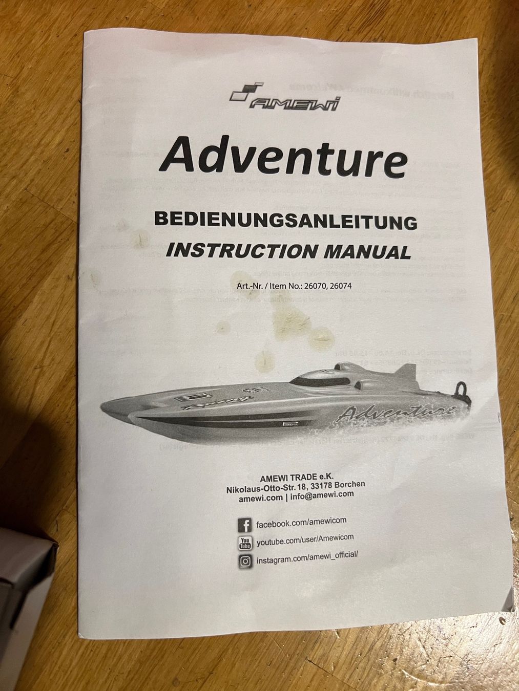 Amewi RC Modellbau: RC Speedboat Amewi – Gebraucht aus Zürich von luc70 1