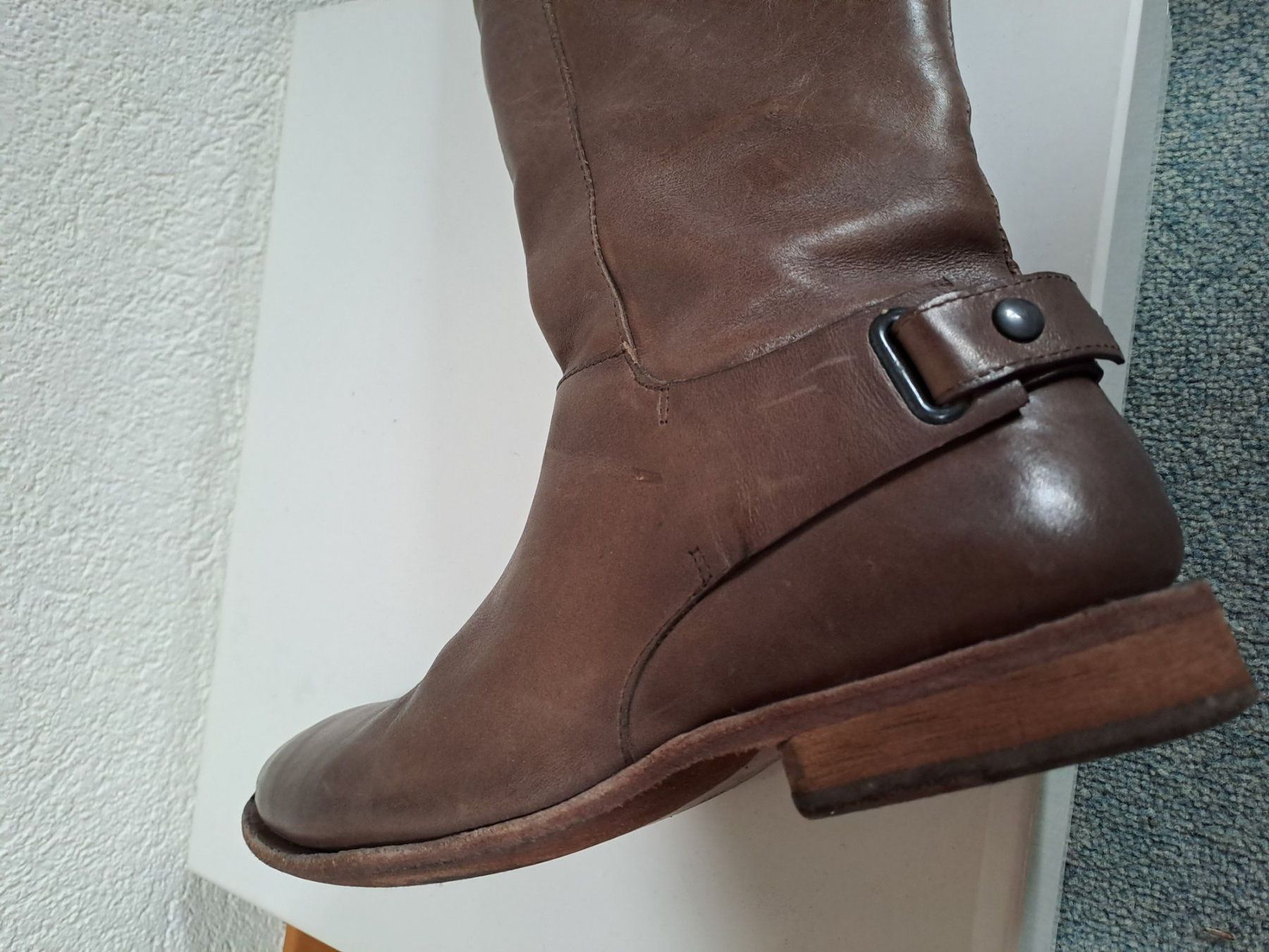 Scarpe da donna: Hochwertiger Lederstiefel, NP 499.--, Gr. 38.5 – Usato da Frauenfeld venduto da Andadaa 3