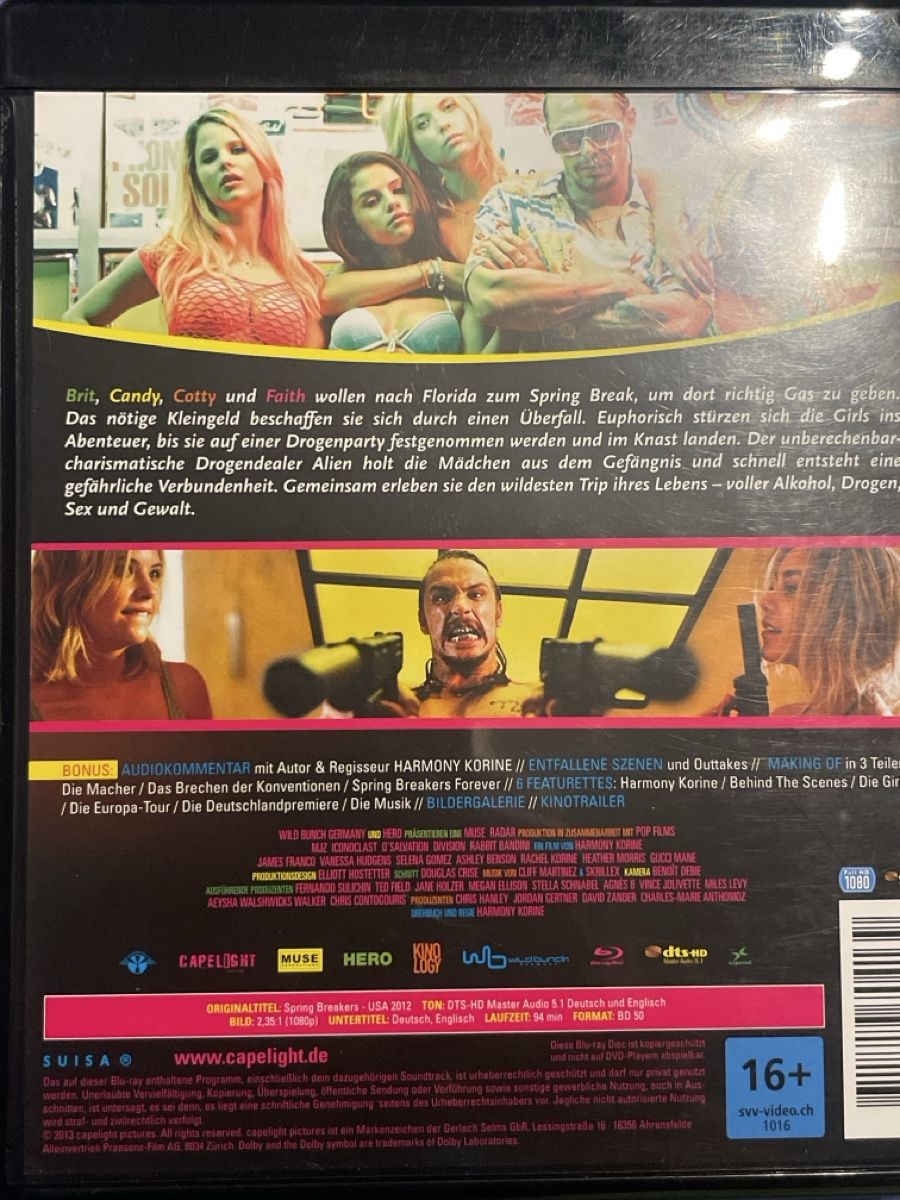 Tutti i DVDs: Spring Breakers (2012) – Nuovo (secondo la descrizione) da Waldenburg venduto da Gonzo8 1