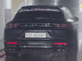 ZG 60208 Kennzeichen / Kontrollschild