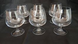 A vendre 6 verres à vin rouge