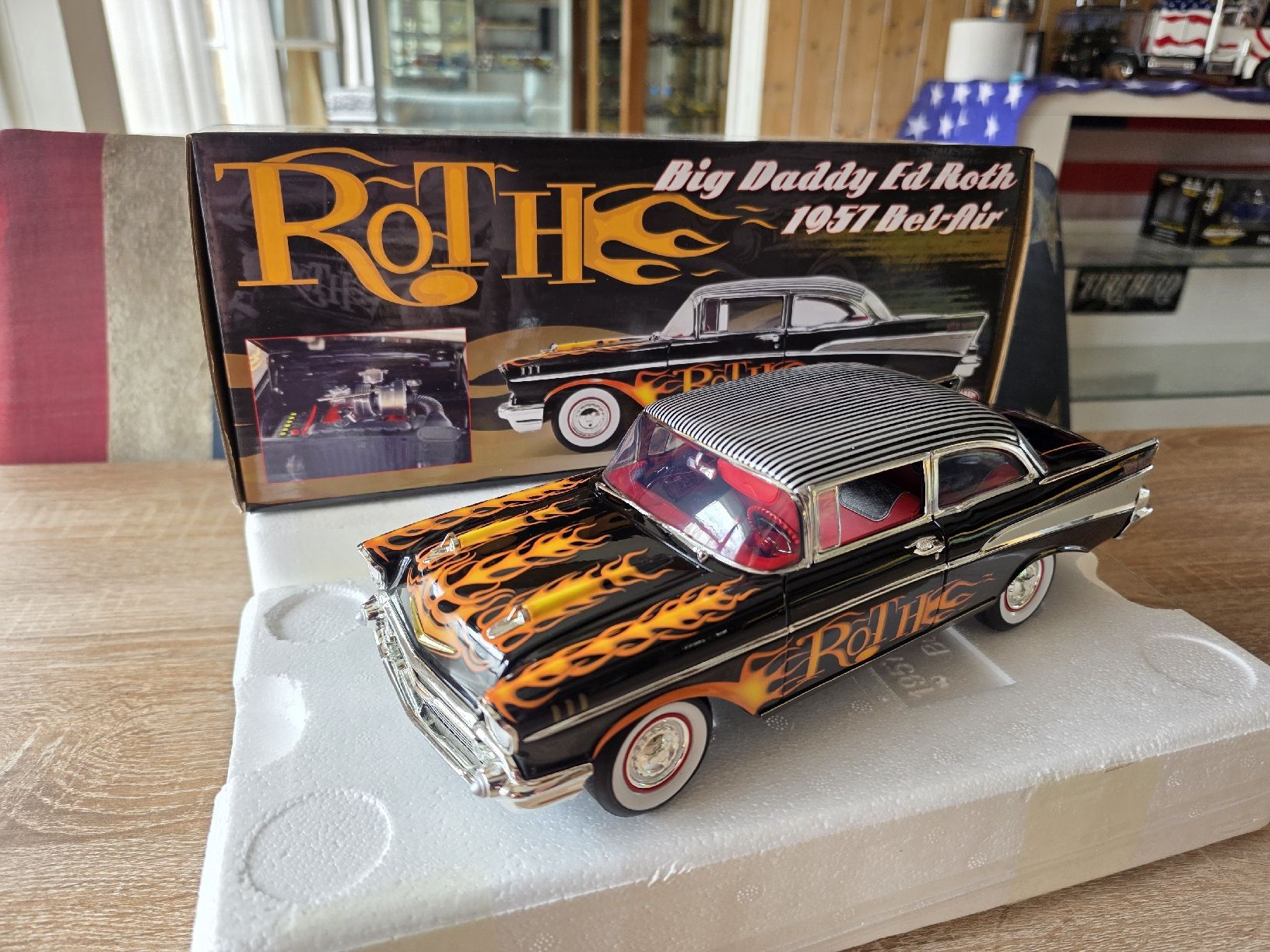 Chevrolet Modellini d'auto: 57'Chevy Bel Air Hot Rod 1:18 – Usato da Goldingen venduto da Muscle_Cars84