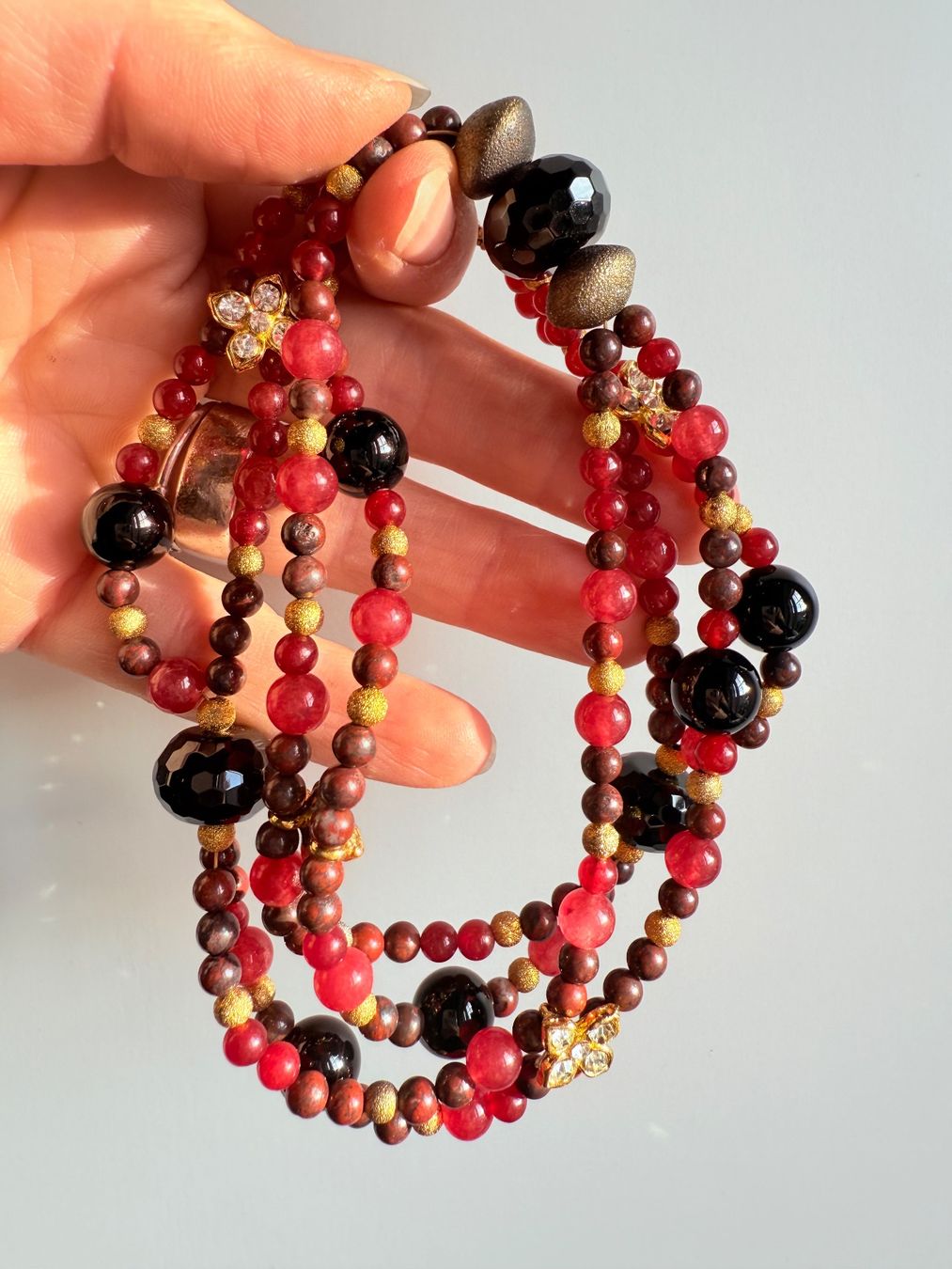 Ketten: Unikat - Jaspis, Jade, Onyx SET - NEU – Neu (gemäss Beschreibung) aus Basel von Chili007 6