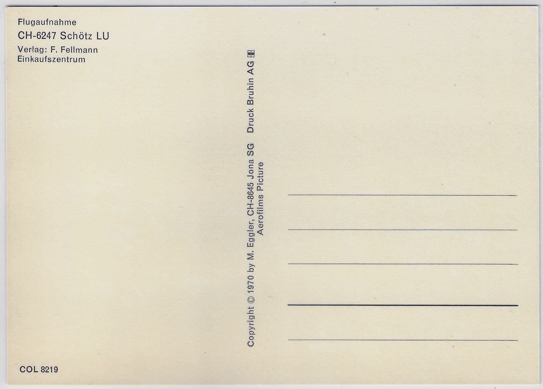 Cartoline postali: Flugaufnahme Schötz LU – Antico da Ettingen venduto da Kartenplanet 1