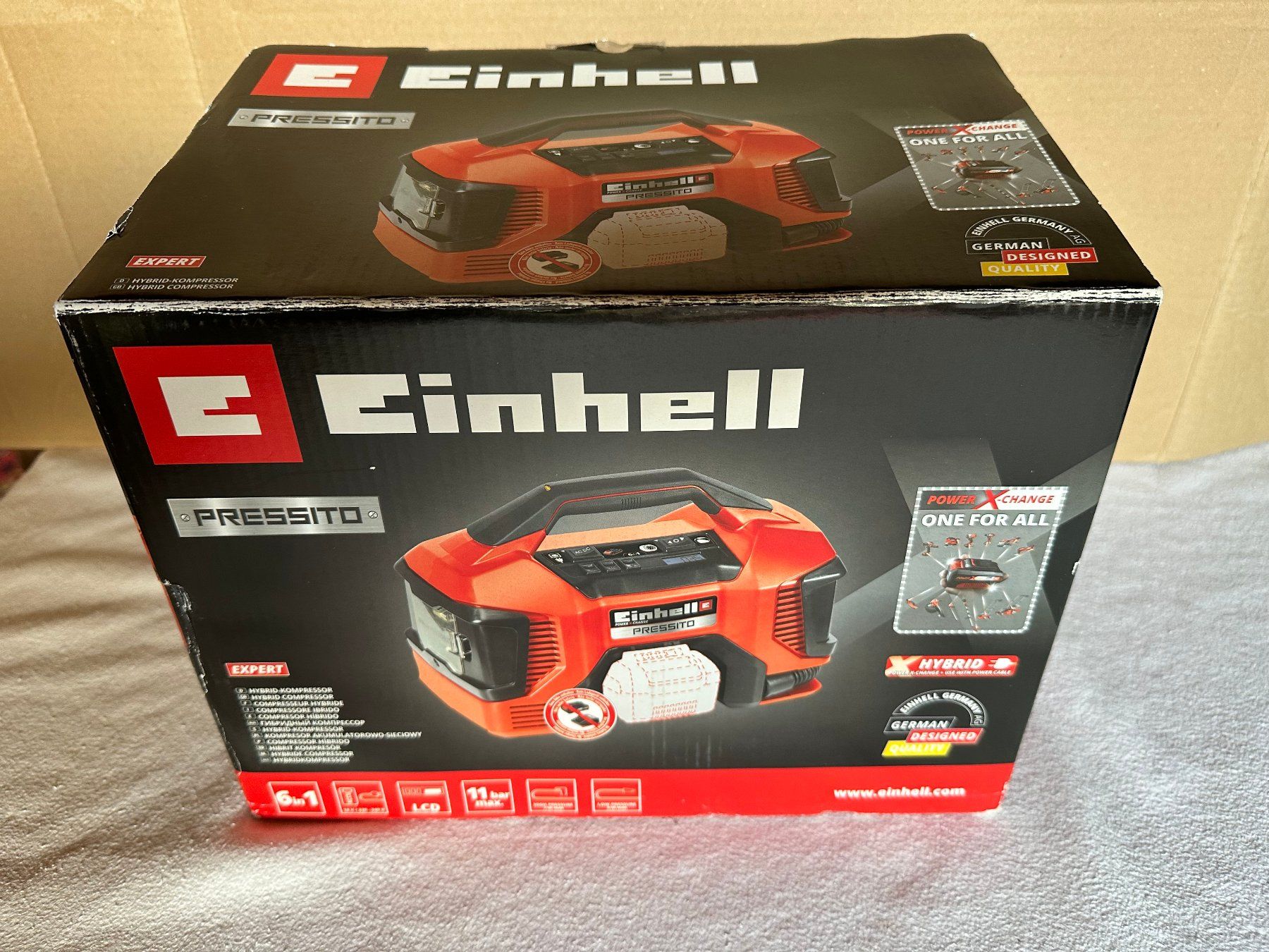 Einhell Kompressoren: Compresseur hybride Einhell – Gebraucht aus Ste-Croix von mjmg 6