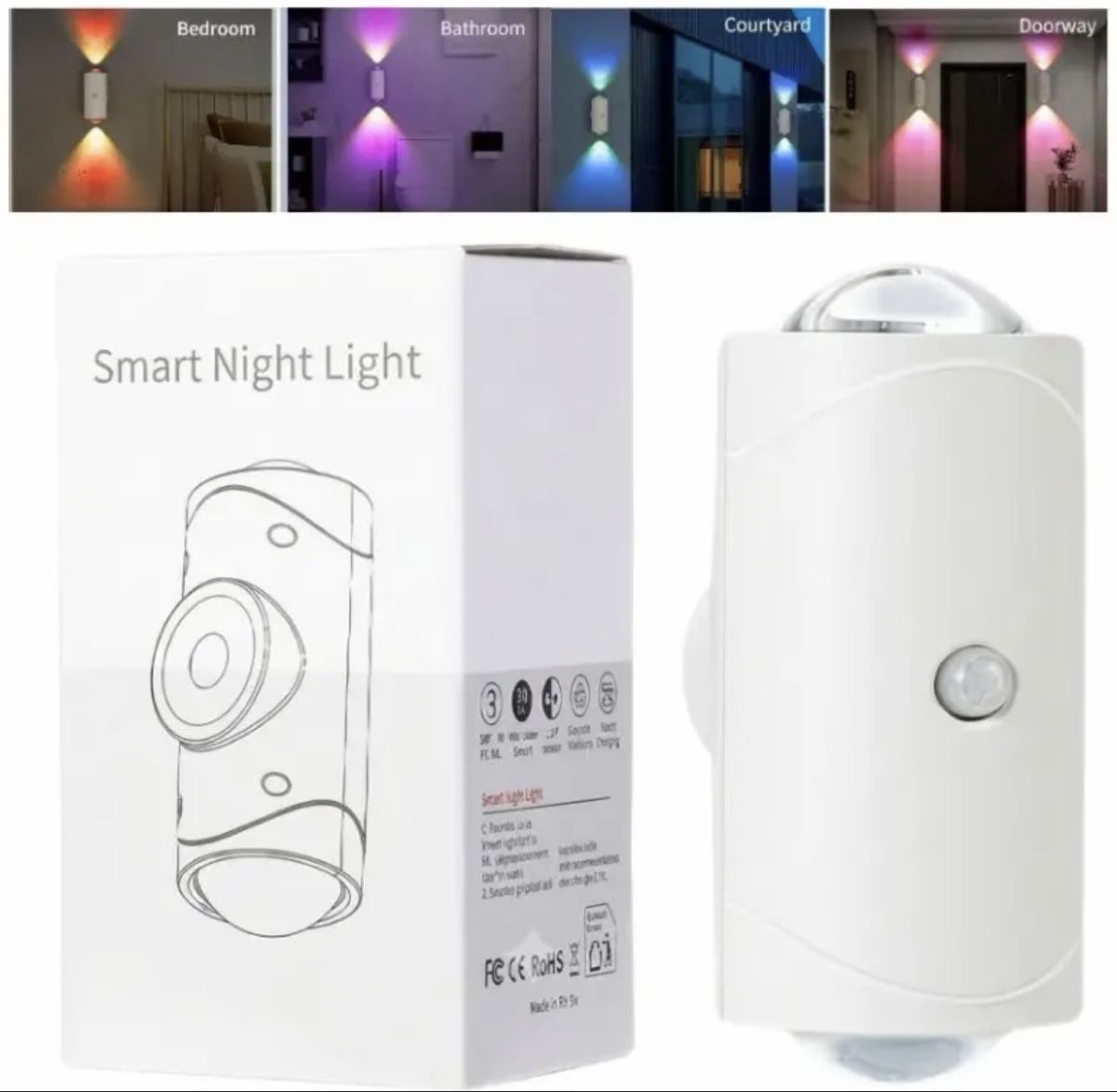 Lampes: Smart Night Light neuwertig – Neuf avec emballage d'origine à Flamatt par ard_9ctk 2
