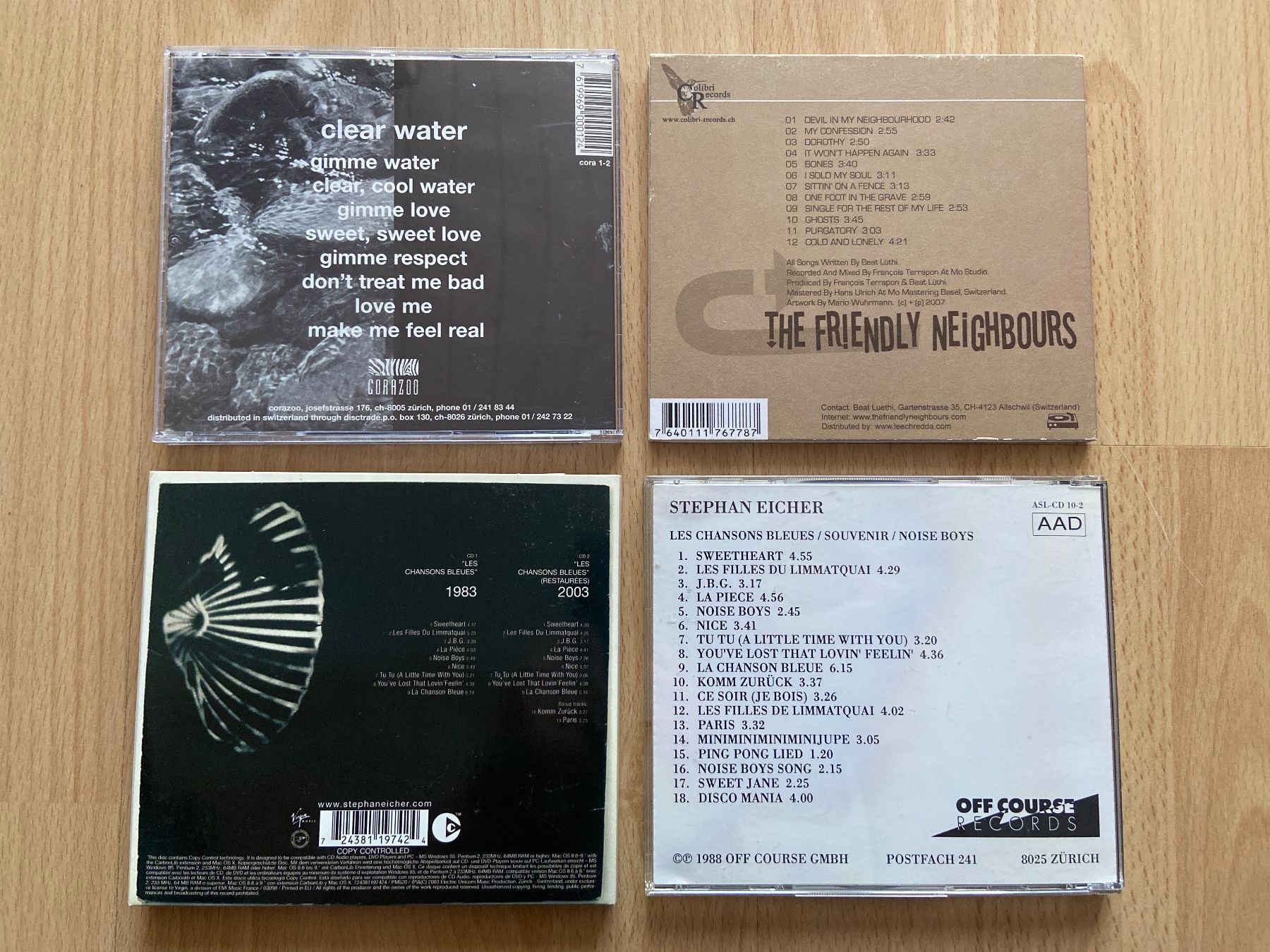 CD: Stephan Eicher, Rudolph Dietrich, Aarhoolies-Chef – Usato da Wabern venduto da fingersinfactories 1