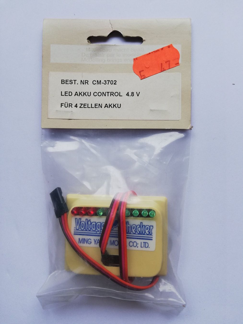 Modellismo RC: Accucontroller 4,8V- Neu in OVP – Nuovo e nell'imballaggio originale da Witterswil venduto da ushornet