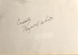 Margaret Osborne duPont 1918-2012 Autogramm Karte 10x15cm