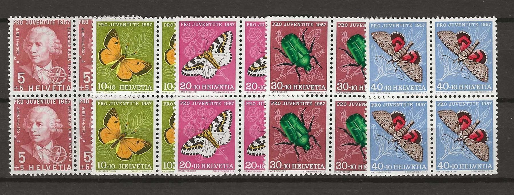 Alle Briefmarken: PJ157 - Pro Juventute 1957 B4 ** – Gebraucht aus Trélex von Phil_Albert