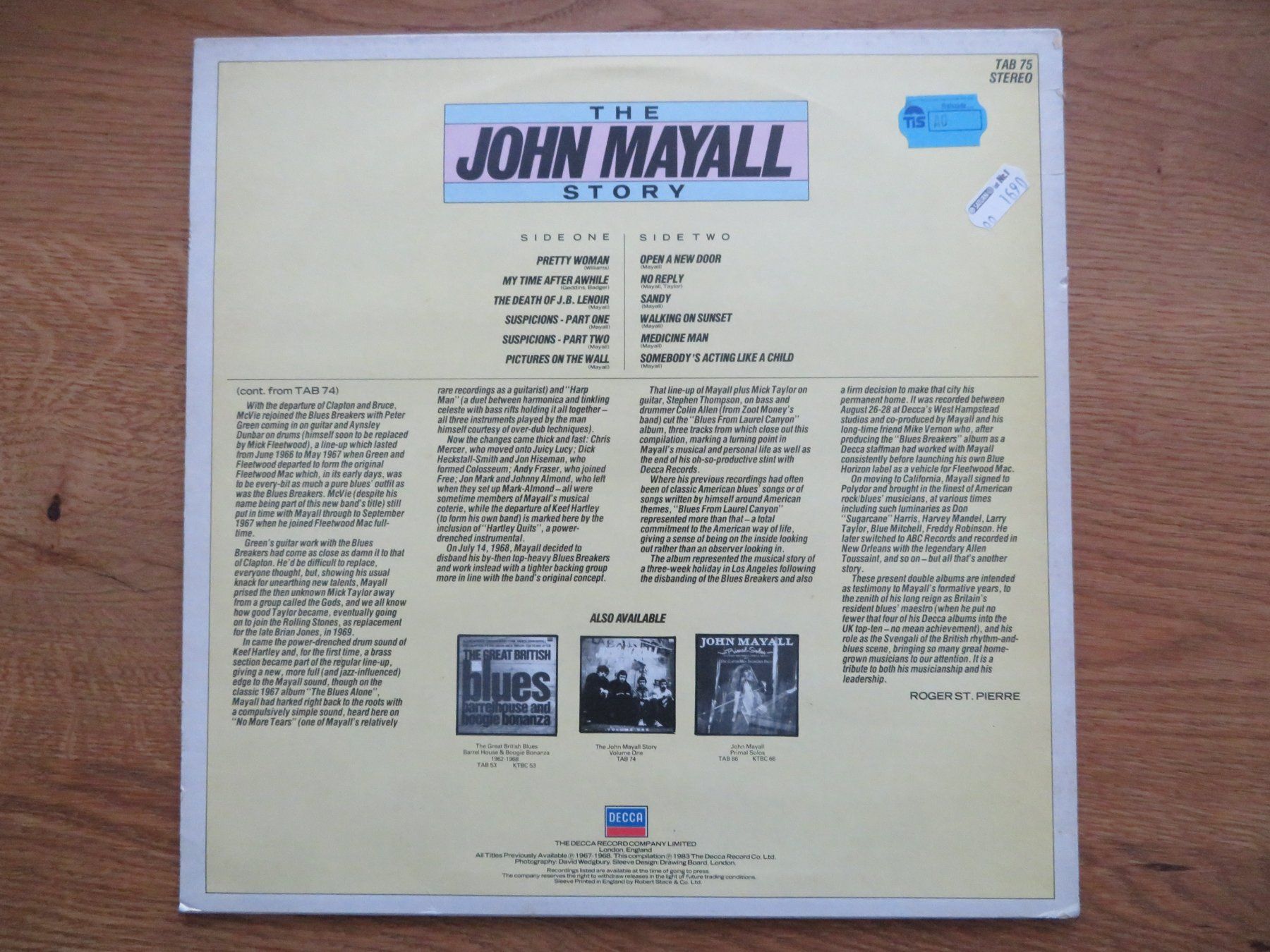 Dischi in vinile: JOHN MAYALL THE STORY – Nuovo (secondo la descrizione) da Zürich venduto da max_cp5f 1