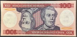 Brasilien Banknote - 100 Cruzeiros - Seltenes Sammlerstück