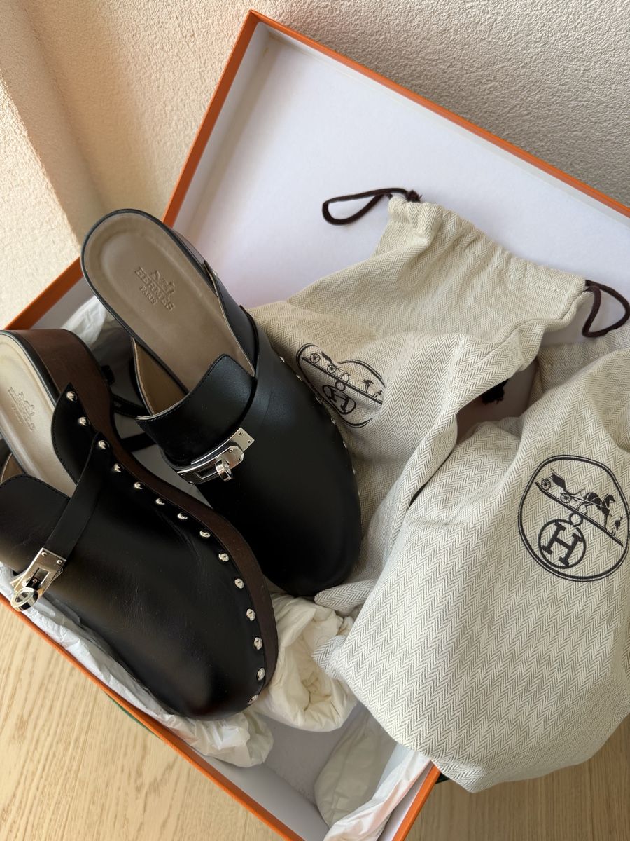Hermès Chaussures femmes: Hermès Carlotta Black 39 – D'occasion à Schindellegi par SeaAndAir 5