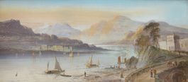 LEWIS Lennard (1826-1913) Lago Maggiore 1898 - Ticino Tessin