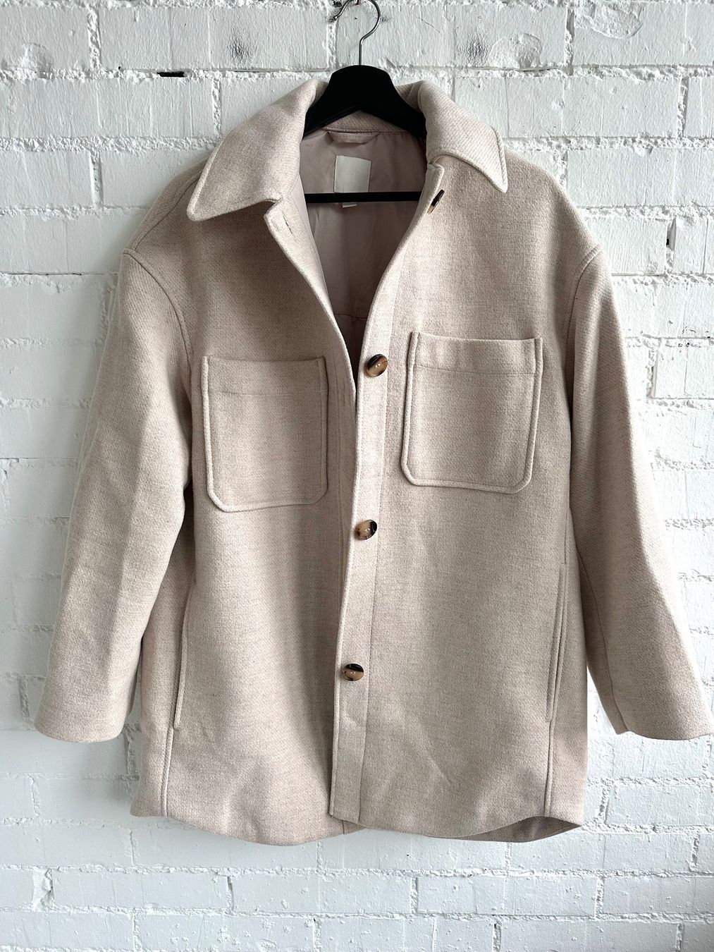 H&M Jacken: Beige oversized Hemd- Jacke/ Field Jacket von H&M – Gebraucht aus Bern von Fraeuleinhonig 2
