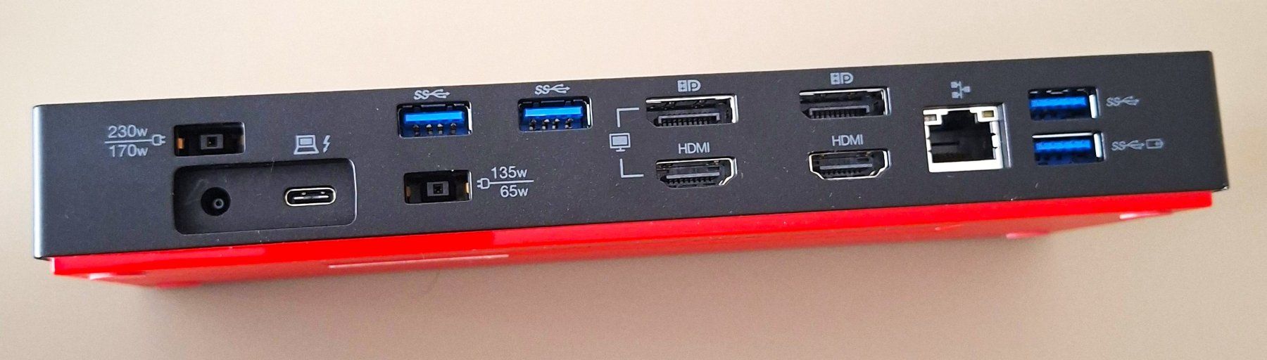 Docking station: Lenovo ThinkPad Thunderbolt 3 Dock Gen 2 - Docking Station – Usato da Morges venduto da Sakpen 1