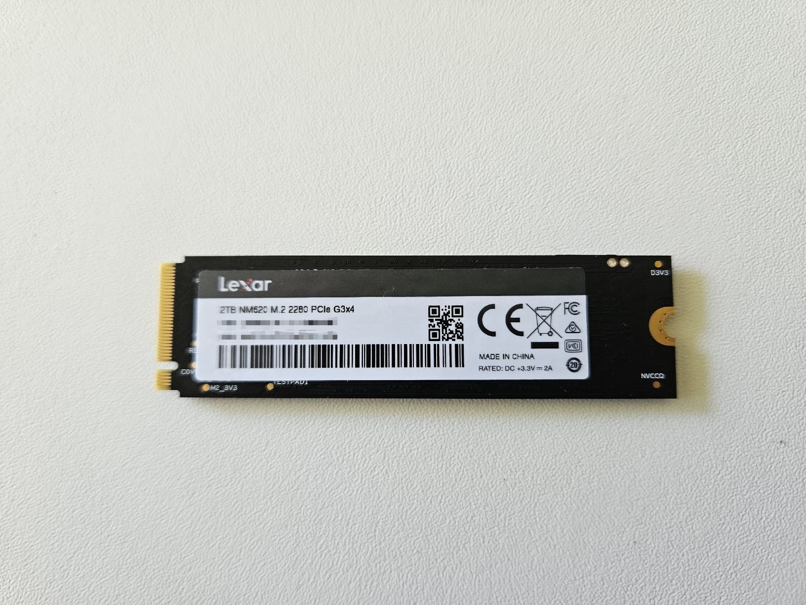 Lexar Dischi rigidi: Lexar NM620 M.2 NVMe SSD 2TB – Usato da Roggwil BE venduto da Hr.Gustav 1
