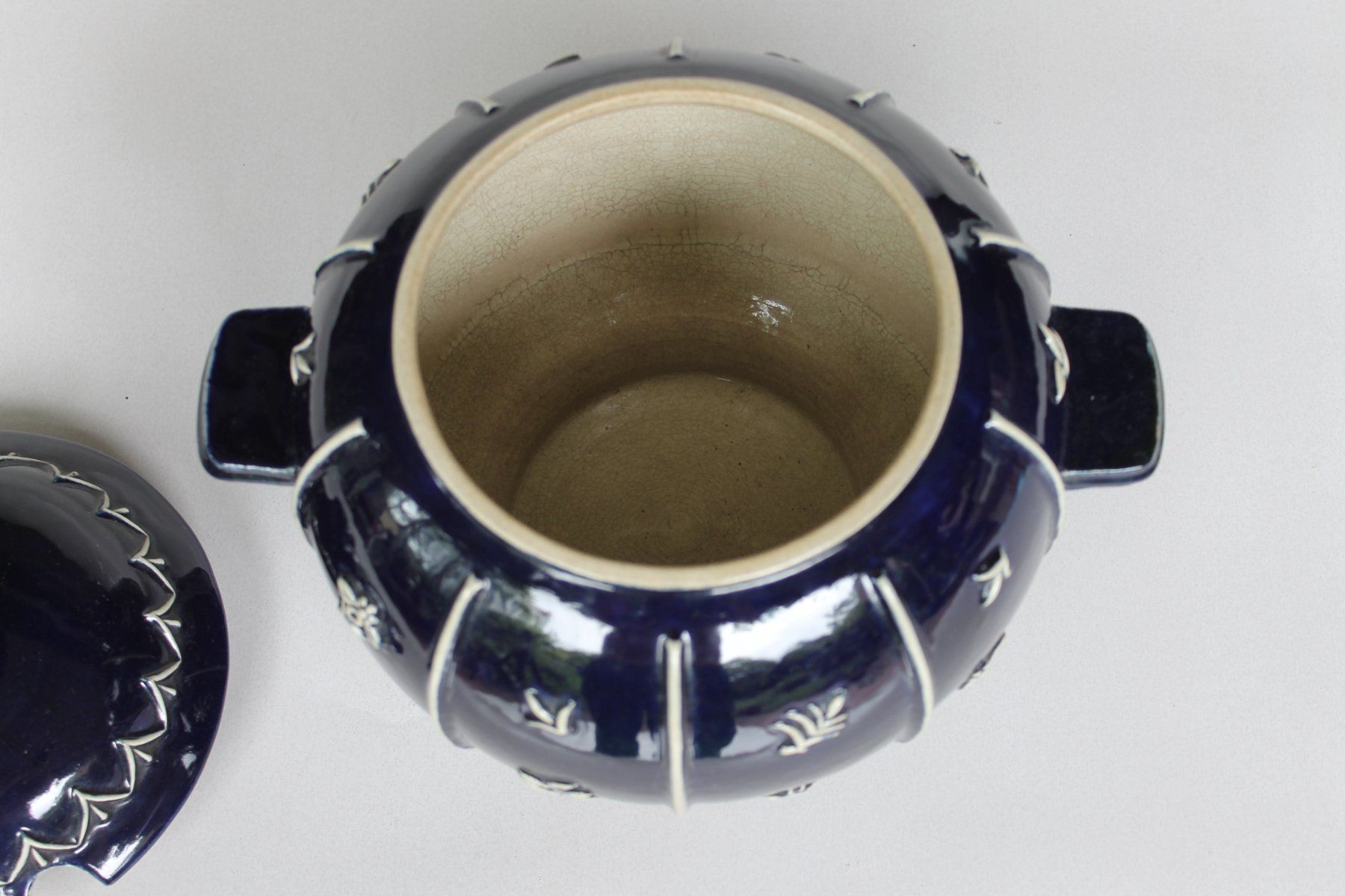 Ciotole: Grosse Merkelbach Jugendstil Dose / Bowle um 1918. – Usato da Bern venduto da secondchoice 3