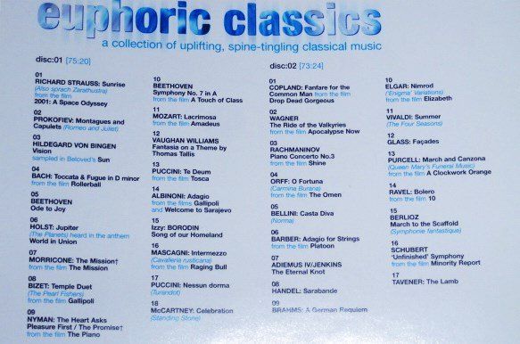 CD: set 2CD's - Euphoric Classics [EMI] – Usato da Unterbäch venduto da vuqsa 1