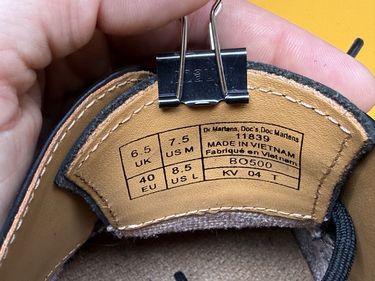 Dr. Martens Herrenschuhe: Dr. Martens 1461 Gr. 40 – Gebraucht aus Pratteln von Volk42 2