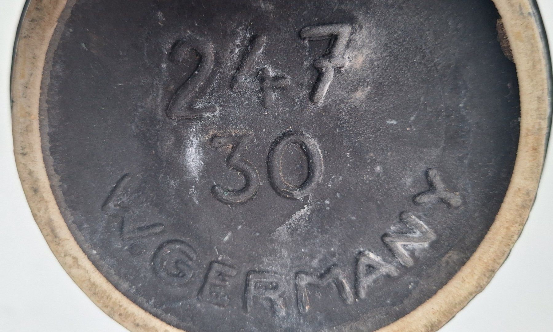 Vasi & Recipienti: Vintage Keramik Vase, rot-schwarz gemustert – Usato da Weinfelden venduto da JoeBaer 3