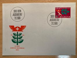 Ersttagsbrief 50 Jahre Mustermesse Basel 1966