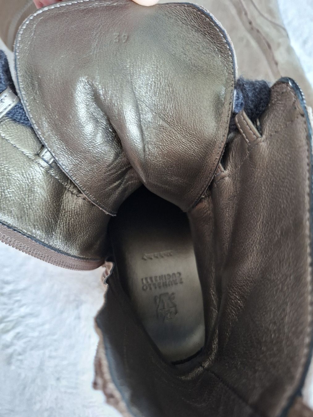 Brunello Cucinelli Scarpe da donna: Bottines en daim Brunello Cucinelli pointure 39,  – Usato da Renens VD venduto da ser_j2fn 6