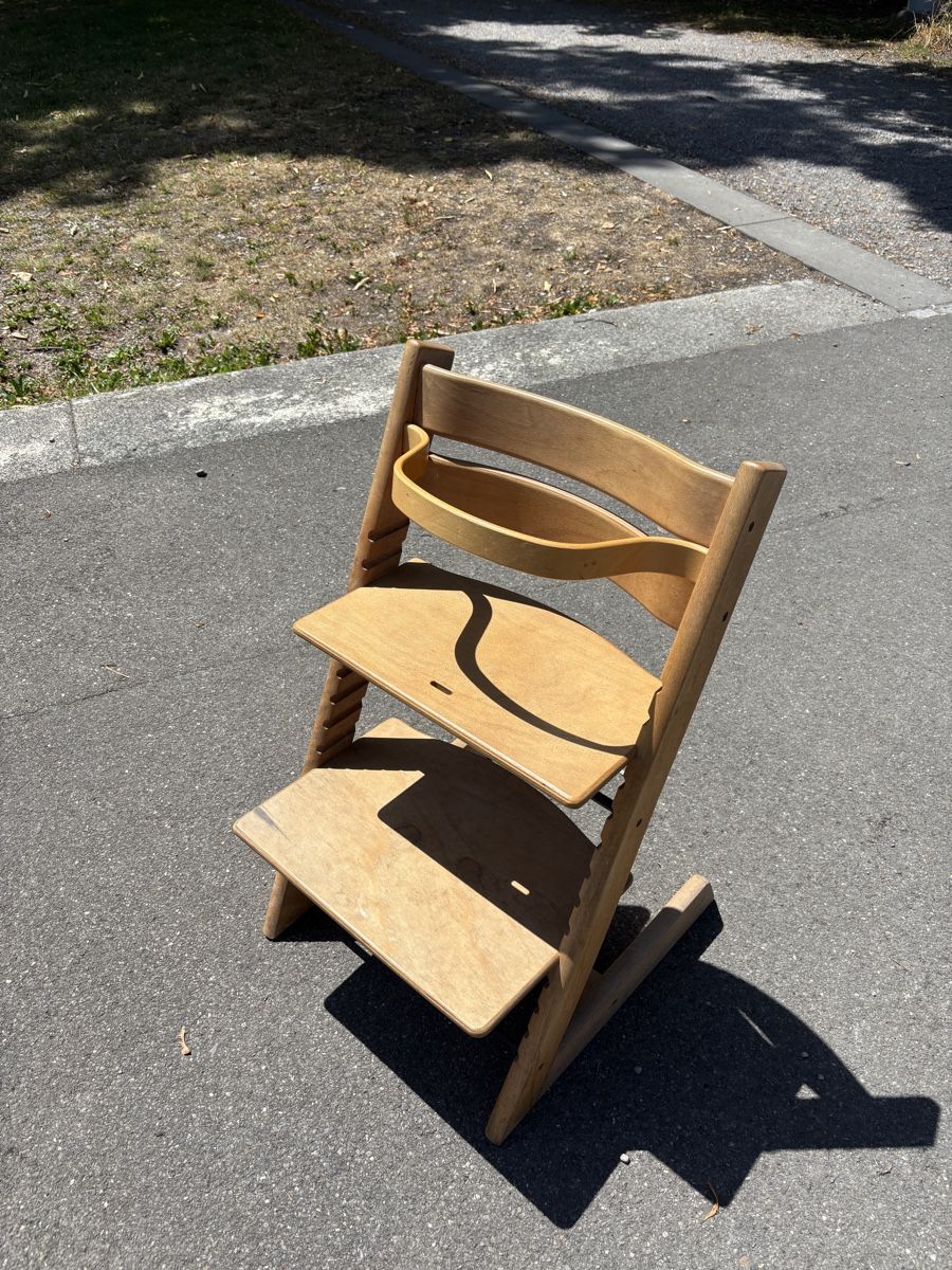 Stokke Seggioloni: Holz Kinderhochstuhl "Tripp Trapp" – Usato da Zuerich venduto da snkempf 1