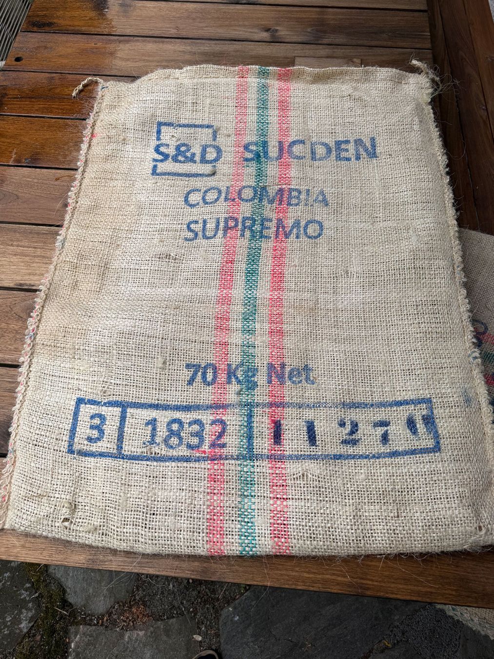 Tessuti: Jute-Kaffee Säcke, 2 Paletten – Usato da Wil SG venduto da Diomaiuta61 3