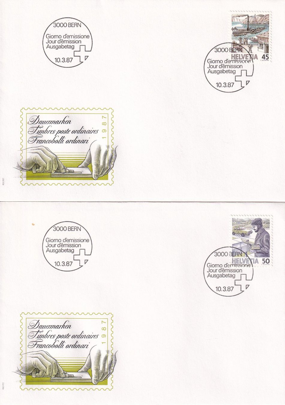 Tutti i francobolli: Lot 13 Briefe FDC 1986 - 1987 – Usato da Rossa venduto da becky05 5